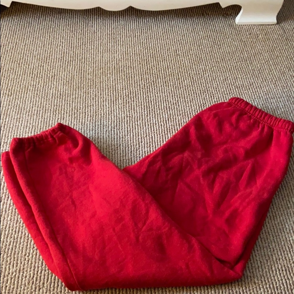 Red Sweatpants